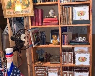 Looks of books- Cigar Boxes- Clock