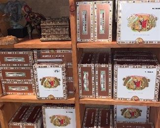 Collection of Cigar Boxes