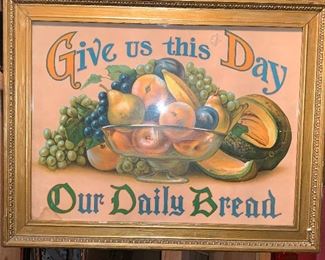 Antique Kitchen sign