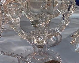 Glass Candlesticks