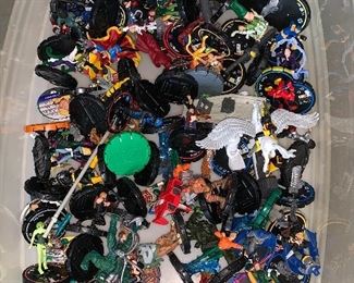 collection of characters-batman, superman, etc. these will be individually priced