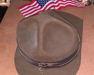 Close up WW1 Campaign Hat
