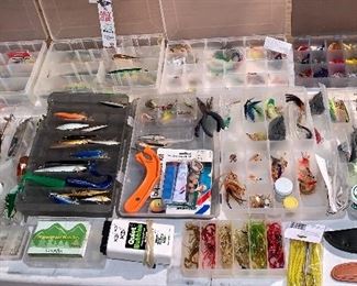 Tons of Lures; vintage, like-new and still in boxes
