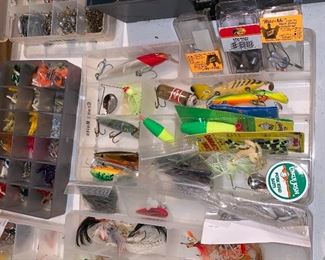 Tons of Lures; vintage, like-new and still in boxes