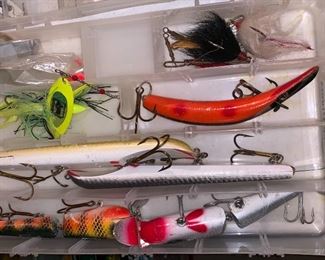 Tons of Lures; vintage, like-new and still in boxes