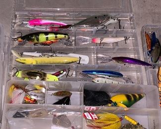 Tons of Lures; vintage, like-new and still in boxes