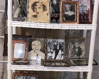 Most autographed and in frames. Ones not signed are copies