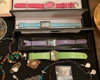 New watches and costume jewelry