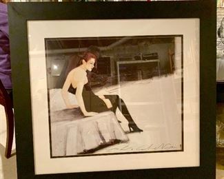 Large picture signed