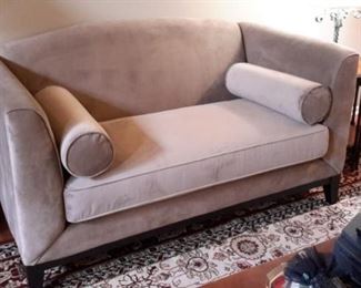 Micro fiber love seat, in excellent, clean condition.