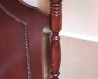 Young America furniture is proudly Made in the U.S.A. by acclaimed furniture maker Stanley Furniture. Stunning pieces including wardrobe with mirror and two drawers, 6 drawer dresser with mirror, night stand,  and full size bed headboard and footboard.....beautiful beaded accent.