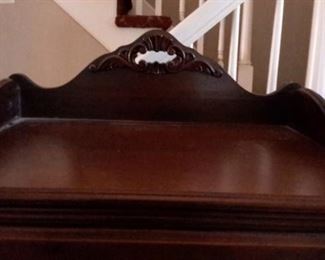 Young America furniture is proudly Made in the U.S.A. by acclaimed furniture maker Stanley Furniture. Stunning pieces including wardrobe with mirror and two drawers, 6 drawer dresser with mirror, night stand,  and full size bed headboard and footboard.....beautiful beaded accent.