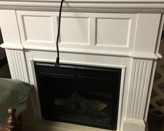 Electric (White) Fireplace