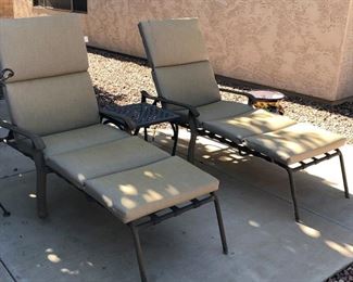 Chaise Lounge w Sunbrella Cushions (pr)