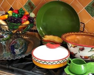 Paella Pan, Pottery and more..