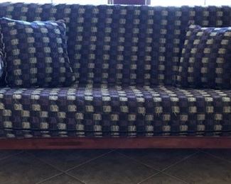 Denver Tray Futon Frame Dark Cherry and Mattress