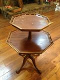 furniture, tiered, round table