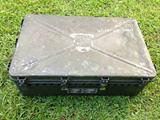 Military metal trunk