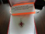 14K Ruby Necklace
