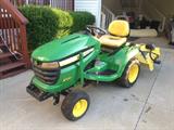 John Deere 2008 26HP Kawasaki Engine 54" Deck, John Deere Tiller 48" & John Deere Thatcher also being auctioned separately.