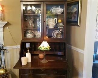 Drop front desk
