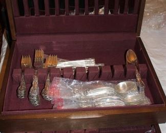 Sterling Flatware Service for 12 Reed & Barton - Francis The First 