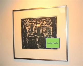 Louise Nevelson Signed Lithograph
