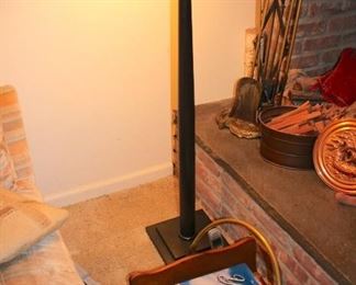Floor Lamp and Magazine Rack