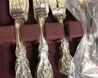 Sterling Flatware Service for 12 Reed & Barton - Francis The First 
