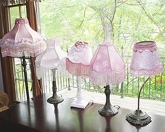 Victorian Lamps - Some Very Old, Some Newer