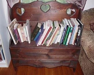 Books & Wood Bench