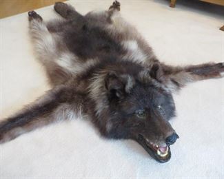  WOLF SKIN RUG
