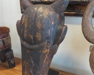 AFRICAN RAM MASK / SCULPTURE

