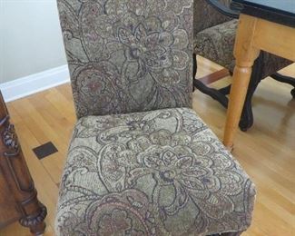 SET OF TEN DINING CHAIRS  WALTER E. SMITHE (detail side chair) - there are two arm chairs and 8 side chairs