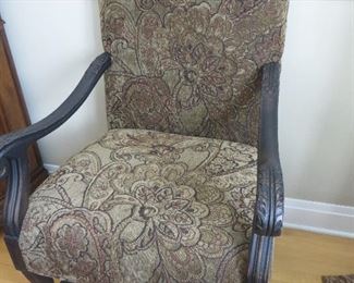 SET OF TEN DINING CHAIRS  WALTER E. SMITHE (detail arm chair) - there are two arm chairs and 8 side chairs
