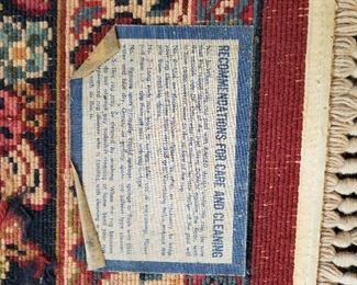 #1	10x14  Navy & Rust 	 $125.00 
