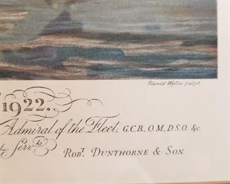 #4	"The Last Journey of Victory 1922" signed by Harold Wiley Sculpt	 $50.00 
