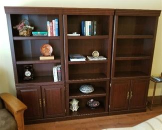 #11	Laminate Bookcases w/3 shelves & 2 doors  (2)  $75 each 29.5x12.5x71	 $150.00 
#12	Laminate Bookcase w/5 shelf 29.5x12.5x71	 $75.00 
