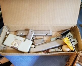 #23	New Long Knitting Machine (Japanese)	 $200.00 
#24	Silver Reed SK10 Knitting Machine 	 $400.00 
