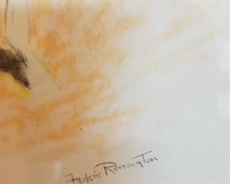 #42	Frederic Remington "Indian Chief on Horse"	 $50.00 
