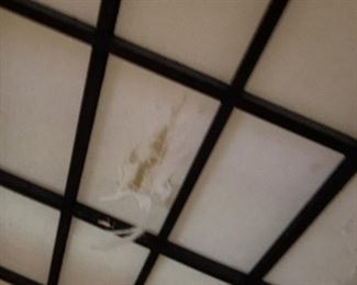 #59	4 panel screen (as is small tear) each panel is 17x69	 $75.00 
