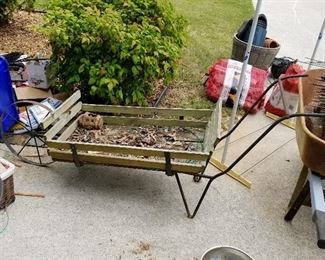 #92	Decorative Old Wheelbarrow/Cart - Planter	 $40.00 
