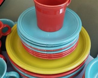 #99	Fiesta Ware - 6 Dinner Plates	 $42.00 
