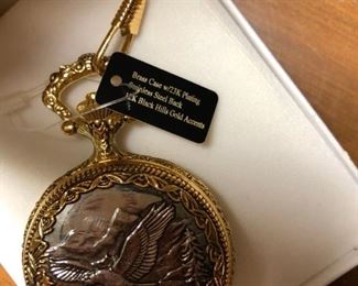 Black Hills Gold pocket watch 