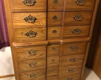 Tall Oak dresser