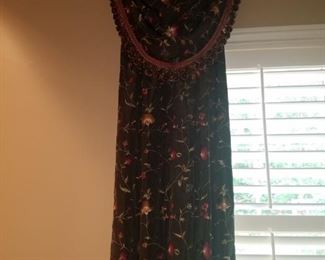 Custom made draperies 