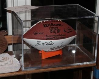 Signed Bears football