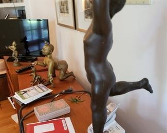 Large Bronze State of Mercury