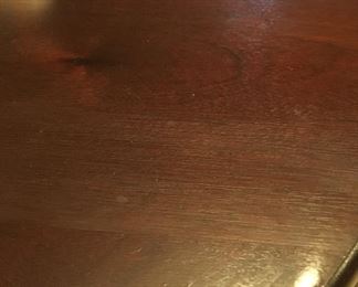 Alternate view of dining table top