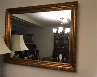 Gilded mirror